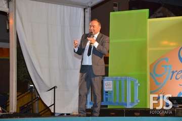 Actuación del humorista Maestro Florido (Foto Francisco Javier Santana)